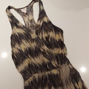 Silk v-neck dress